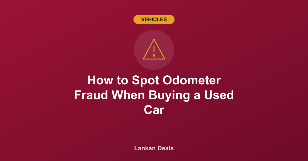 Vehicles guide cover: How to Spot Odometer Fraud When Buying a Used Car